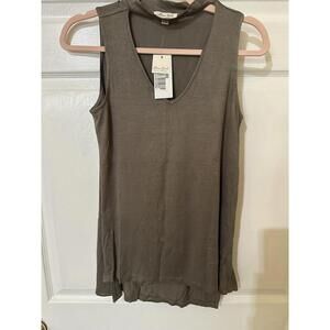 Ultra Flirt Women’s Olive Green Tank Top Size Small NWT